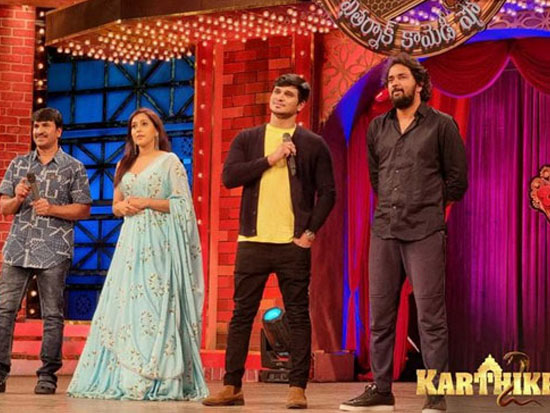 Karthikeya2 Cast Promote Movie On The Sets Of Jabardasth